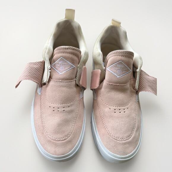 Men Sz 9.5 Vans Kyle Pro 2 Rose Pink Antique Vanilla White Suede Skate Shoes - Picture 10 of 10